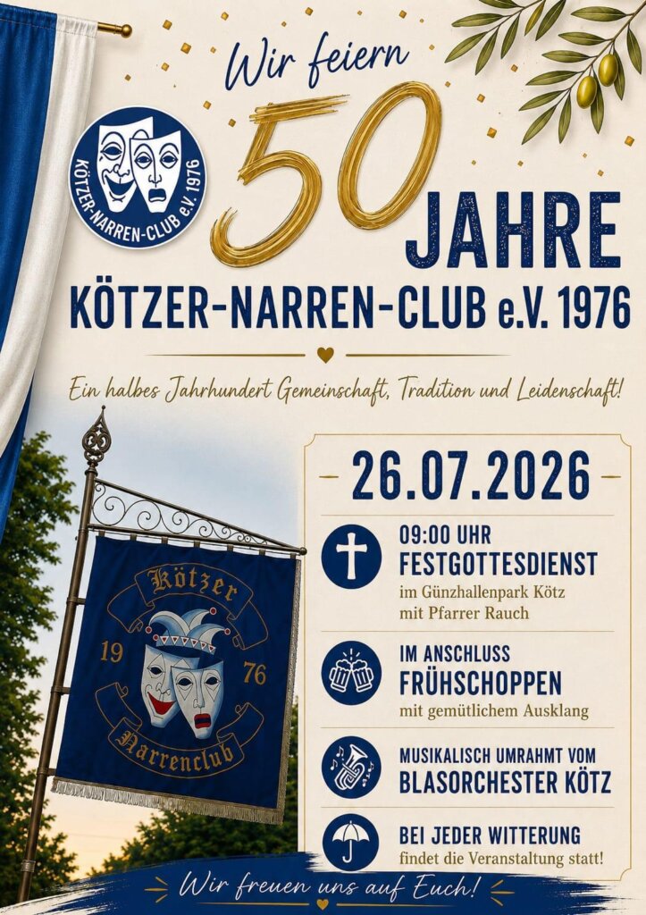 50 Jahre Kötzer-Narren-Club e.V. 1976