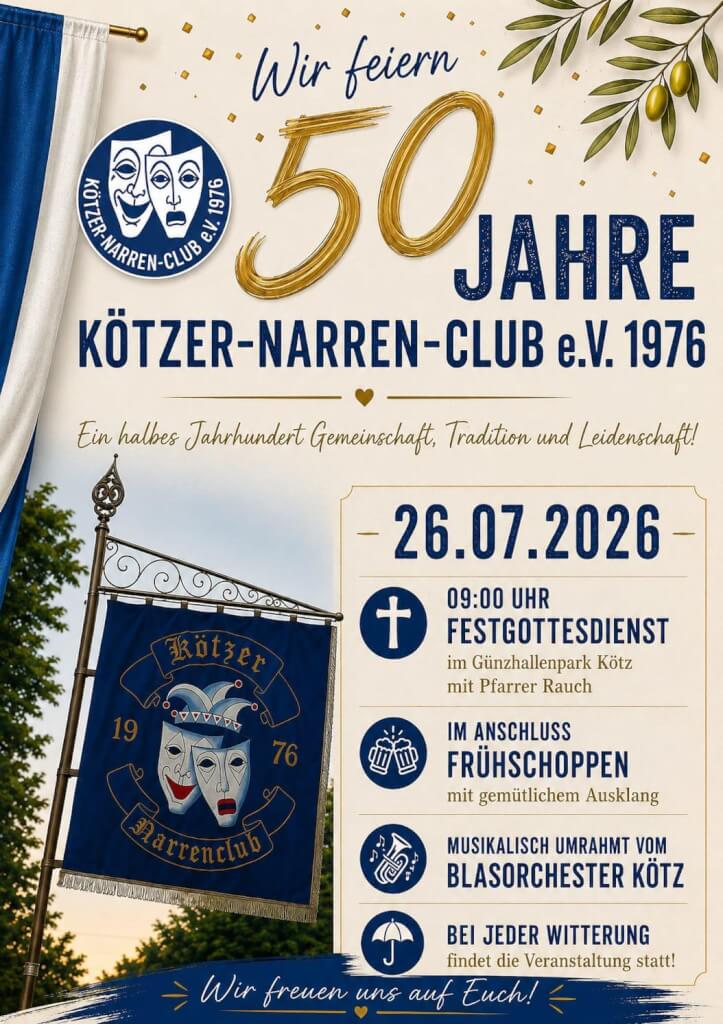 50 Jahre Kötzer-Narren-Club e.V. 1976
